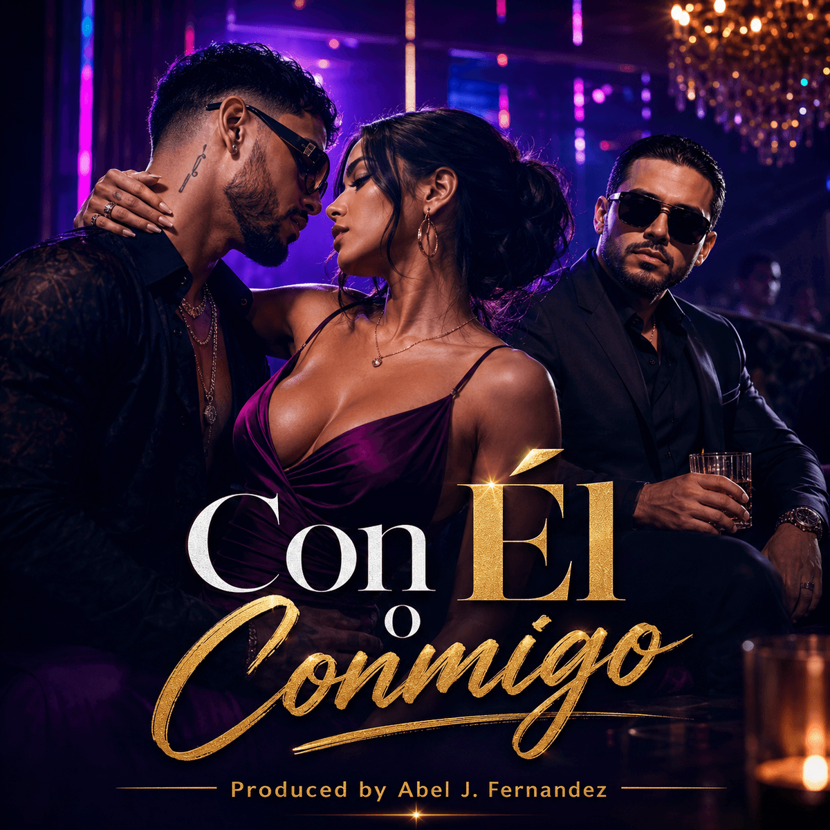 Con el o conmigo single artwork