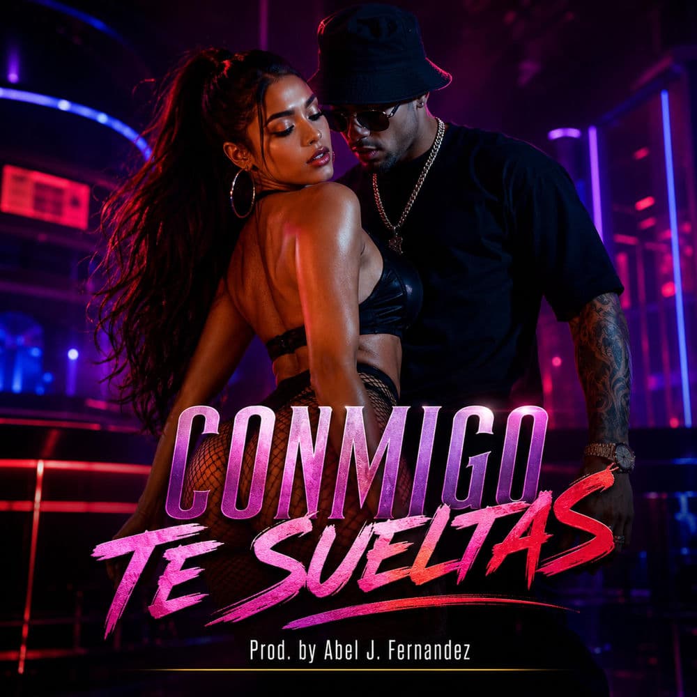 Conmigo Te Sueltas single artwork