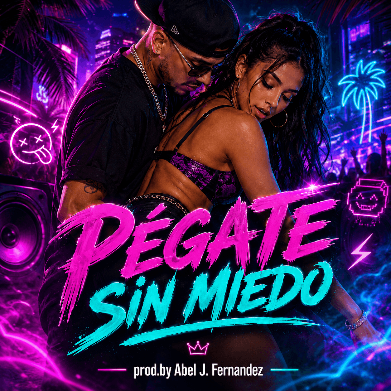 Pégate Sin Miedo single artwork